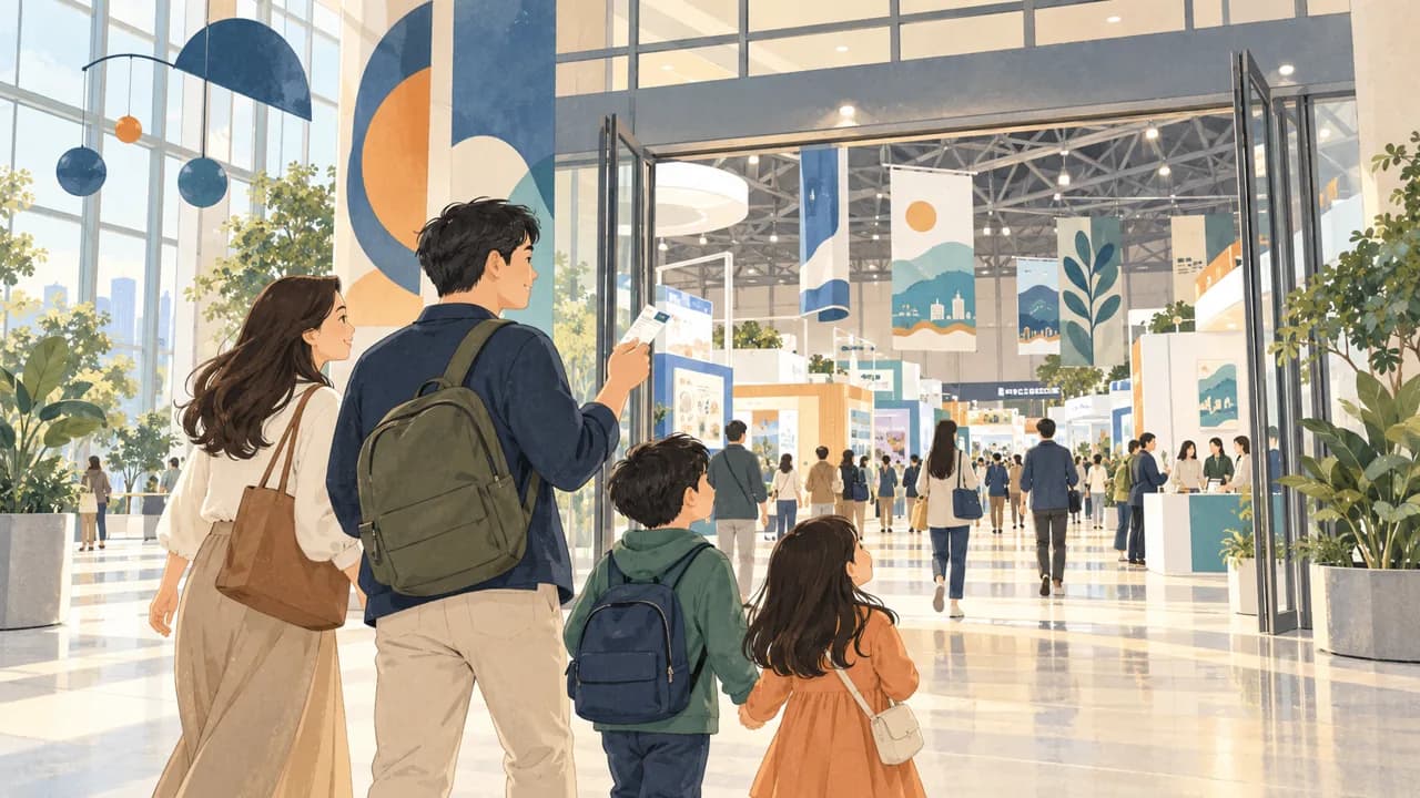 송도컨벤시아 주차·찾아가는 길: 전시장 1~4홀과 주차구역 안내